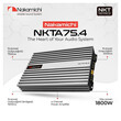 Nakamichi 4channel Amplifier Nkta 75.4 e-Nkta75.4