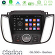 Clarion Gl300 Series 4core Android11 2+32gb Ford Kuga/c-max 2013-2019 Navigation Multimedia Tablet 9 με Carplay &Amp; Android Auto u-gl3-Fd2025