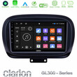 Clarion Gl300 Series 4core Android11 2+32gb Fiat 500x Navigation Multimedia Tablet 9 με Carplay &Amp; Android Auto u-gl3-Ft230