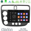 Clarion Gl700 Lite Series 8core Android11 6+128gb Honda Civic 2001-2005 Navigation Multimedia Tablet 9 με Carplay &Amp; Android Auto u-G76l-Hd174n