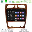 Clarion Gl700 Lite Series 8core Android11 6+128gb Mercedes c Class (W203) Navigation Multimedia Tablet 9 (Wooden Style) με Carplay &Amp; Android Auto u-G76l-Mb0925w