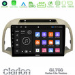 Clarion Gl700 Lite Series 8core Android11 6+128gb Nissan Micra k12 2002-2010 Navigation Multimedia Tablet 9 με Carplay &Amp; Android Auto u-G76l-Ns0012