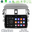 Clarion Gl700 Lite Series 8core Android11 6+128gb Toyota Corolla 2008-2010 Navigation Multimedia Tablet 9 με Carplay &Amp; Android Auto u-G76l-Ty0144