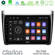 Clarion Gl700 Lite Series 8core Android11 2+32gb vw Polo Navigation Multimedia Tablet 9 με Carplay & Android Auto u-G72l-Vw6901pb