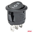 03614/AM ΔΙΑΚΟΠΤΗΣ 230V 6A ON-OFF-ON 3 ΕΠΑΦΩΝ ΣΤΡΟΓΓΥΛΟΣ BU03 ΑΜΙΟ - 1 ΤΕΜ.