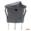 03614/AM ΔΙΑΚΟΠΤΗΣ 230V 6A ON-OFF-ON 3 ΕΠΑΦΩΝ ΣΤΡΟΓΓΥΛΟΣ BU03 ΑΜΙΟ - 1 ΤΕΜ.