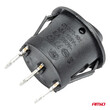 03614/AM ΔΙΑΚΟΠΤΗΣ 230V 6A ON-OFF-ON 3 ΕΠΑΦΩΝ ΣΤΡΟΓΓΥΛΟΣ BU03 ΑΜΙΟ - 1 ΤΕΜ.