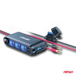 03782/AM ΒΟΛΤΟΜΕΤΡΟ ΜΕ 3 ΥΠΟΔΟΧΕΣ ΦΙΣ ΑΝΑΠΤΗΡΑ 3xUSB-C+USB-C12/24V 300W 5V/3AQC AMIO - 1 Τεμ.