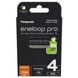 Μπαταρία Επαναφορτιζόμενη Panasonic Eneloop Pro BK-3HCDE/4BE 2500mAh size AA Ni-MH 1.2V Τεμ. 4 New Package