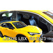 ΑΝΕΜ.SET30039 ΑΝΕΜΟΘΡΑΥΣΤΕΣ ΓΙΑ LEXUS LBX 5D 2023+ ΣΕΤ ΑΥΤΟΚΙΝΗΤΟΥ ΑΠΟ ΕΥΚΑΜΠΤΟ ΦΙΜΕ ΠΛΑΣΤΙΚΟ HEKO - 4 ΤΕΜ.