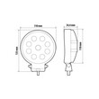L7237.0 ΠΡΟΒΟΛΕΑΣ ΕΡΓΑΣΙΑΣ WL-29 10/30V 15W 1500lm 6.000k 9LED COMBO (ΔΙΑΘΛΑΣΗΣ) ΣΤΡΟΓΓΥΛΟΣ 135x110mm LAMPA - 1 τεμ.
