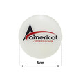 ΑΥΤ.AMERICAT/6 AMERICAT ΜΟΝΟΓΡΑΜΜΑ ΑΥΤΟΚΟΛΛΗΤΑ ΖΑΝΤΩΝ 6 cm ΛΕΥΚΟ/ΚΟΚΚΙΝΟ/ΜΑΥΡΟ ΣΜΑΛΤΟΥ - 4 ΤΕΜ.