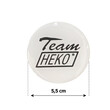 ΑΥΤ.HEKO/2 HEKO ΑΥΤΟΚΟΛΛΗΤΑ ΖΑΝΤΩΝ 5,5 cm ΛΕΥΚΟ/ΜΑΥΡΟ ΣΜΑΛΤΟΥ - 4 ΤΕΜ.