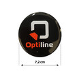ΑΥΤ.OPTILINE/5 OPTILINE ΑΥΤΟΚΟΛΛΗΤΑ ΖΑΝΤΩΝ 7,2 cm ΛΕΥΚΟ/ΜΑΥΡΟ/ΠΟΡΤΟΚΑΛΙ ΣΜΑΛΤΟΥ - 4 ΤΕΜ.