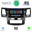 DIGITAL IQ BXD 6720_CPA (9inc) MULTIMEDIA TABLET for TOYOTA HILUX mod. 2005-2016