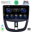 DIGITAL IQ BXH 3507_CPA (9inc) MULTIMEDIA TABLET for PEUGEOT 207 mod. 2007&gt;