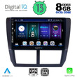 DIGITAL IQ BXD 8662_CPA (9inc) MULTIMEDIA TABLET for SUBARU FORESTER - IMPREZA - XV mod. 2008-2013
