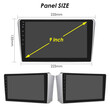 DIGITAL IQ BXD 8704_CPA (9inc) MULTIMEDIA TABLET for TOYOTA AVENSIS (T25) mod. 2003-2009