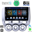 DIGITAL IQ BXD 8210_CPA A/C (9inc) MULTIMEDIA TABLET for HONDA JAZZ mod. 2002-2008