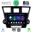 DIGITAL IQ BXD 8719_CPA (10inc) MULTIMEDIA TABLET for TOYOTA HIGHLANDER mod. 2008-2015