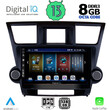 DIGITAL IQ BXD 8719_CPA (10inc) MULTIMEDIA TABLET for TOYOTA HIGHLANDER mod. 2008-2015