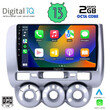 DIGITAL IQ RTC 5210_CPA A/C (9inc) MULTIMEDIA TABLET for HONDA JAZZ mod. 2002-2008