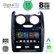 DIGITAL IQ BXD 8103_CPA (9inc) MULTIMEDIA TABLET for DACIA DUSTER mod. 2012-2019
