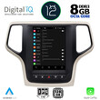 DIGITAL IQ BXD 8983_CPA TESLA STYLE for JEEP GRAND CHEROKEE mod. 2014-2019