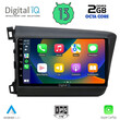 DIGITAL IQ RTC 51904D_CPA (9inc) MULTIMEDIA TABLET for HONDA CIVIC  4Doors mod. 2012-2016