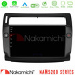 Nakamichi Nam5260 Series 4core Android12 4+64gb Citroen c4 2004-2010 Navigation Multimedia Tablet 9 (Μαύρο Χρώμα) με Carplay & Android Auto u-n44-Ct0812b