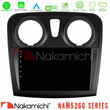Nakamichi Nam5260 Series 4core Android12 4+64gb Dacia Sandero/dokker 2014-2020 Navigation Multimedia Tablet 9 με Carplay & Android Auto u-n44-Dc0621