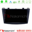 Nakamichi Nam5260 Series 4core Android12 4+64gb Mazda 3 2009-2014 Navigation Multimedia Tablet 9 με Carplay &Amp; Android Auto u-n44-Mz0228