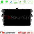 Nakamichi Nam5260 Series 4core Android12 4+64gb Toyota Corolla 2007-2012 Navigation Multimedia Tablet 9 με Carplay & Android Auto u-n44-Ty0502
