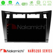 Nakamichi Nam5260 Series 4core Android12 4+64gb Toyota Yaris Navigation Multimedia Tablet 9 (Μαύρο Χρώμα) με Carplay & Android Auto u-n44-Ty626b