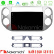 Nakamichi Nam5260 Series 4core Android12 4+64gb vw Tiguan Navigation Multimedia Tablet 9 με Carplay &Amp; Android Auto u-n44-Vw0083
