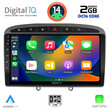 DIGITAL IQ RTG 4513_CPA (9inc) MULTIMEDIA TABLET for PEUGEOT 308 mod.2007-2012 - RCZ mod.2009-2015