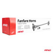 04077/AM ΚΟΡΝΑ ΠΝΕΥΜΑΤΙΚΗ ΜΟΝΗ 12/24V 115dB HIGH TONE ΜΗΚΟΣ:520mm ΧΡΩΜΙΟ ΑΜΙΟ - 1 ΤΕΜ.