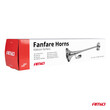 04078/AM ΚΟΡΝΑ ΠΝΕΥΜΑΤΙΚΗ ΜΟΝΗ 12/24V 115dB LOW TONE ΜΗΚΟΣ:620mm ΧΡΩΜΙΟ ΑΜΙΟ - 1 ΤΕΜ.