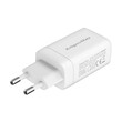 KM0857 . Φορτιστής USB A - USB C 65W με λειτουργία Power Delivery και Quick Charge Kruger&Matz GAN