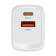 KM0857 . Φορτιστής USB A - USB C 65W με λειτουργία Power Delivery και Quick Charge Kruger&Matz GAN