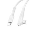 LAMTECH TYPE-C TO TYPE-C 60W DATA & CHARGE CABLE WHITE