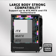 ARMAGGEDDON GAMING PC CASE WITH 4 ARGB FANS TRITRON PRO 200 WHITE