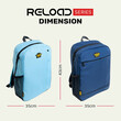 ARMAGGEDDON 15.6 LAPTOP ECO BACKPACK LIGHT BLUE-GREY