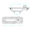 DIGITAL IQ CAMERA MERC_11 (AHD-NTSC) HANDLE CAMERA MERCEDES GLK