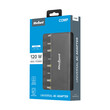 KOM0939-120 . Τροφοδοτικό 12-19.5V 120W 4.86A με 11 βύσματα αυτόματο REBEL