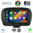 DIGITAL IQ BXF 7134_CPA (9inc) MULTIMEDIA TABLET for FIAT 500Χ mod. 2014&gt;