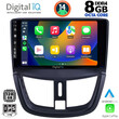 DIGITAL IQ BXF 7507_CPA (9inc) MULTIMEDIA TABLET for PEUGEOT 207 mod. 2007&gt;