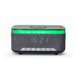 GEMBIRD DIGITAL ALARM CLOCK WITH SPEAKER AND WIRELESS CHARGING FUNCTION BLACK/GREY