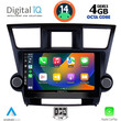 DIGITAL IQ BXF 6719_CPAA (10inc) MULTIMEDIA TABLET for TOYOTA HIGHLANDER mod. 2008-2015