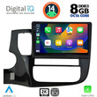 DIGITAL IQ BXF 8443_CPAA (9inc) MULTIMEDIA TABLET for MITSUBISHI OUTLANDER mod. 2013-2020